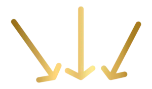 3 goldene Pfeile nach unten weisend